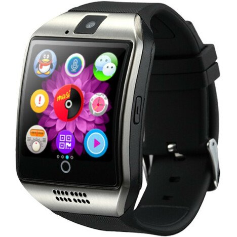 Smartwatch cu telefon iUni Q18, Camera, BT, 1.5 inch, Argintiu